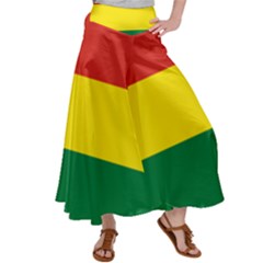 Bolivia Flag Satin Palazzo Pants by FlagGallery