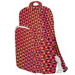 Pattern Textile Structure Abstract Double Compartment Backpack by Pakrebo