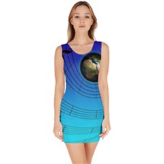 Music Reble Sound Concert Bodycon Dress by HermanTelo