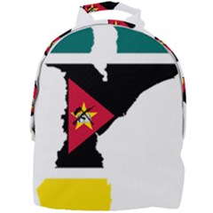 Mozambique Flag Map Geography Mini Full Print Backpack by Sapixe