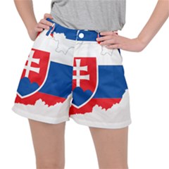 Slovakia Country Europe Flag Ripstop Shorts by Sapixe