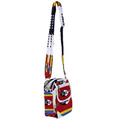 Swaziland Flag Map Geography Shoulder Strap Belt Bag by Sapixe