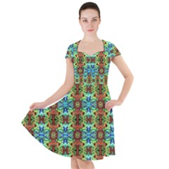 C 4 1 Cap Sleeve Midi Dress by ArtworkByPatrick