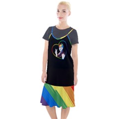 Rainbow Hair Camis Fishtail Dress by JadehawksAnD