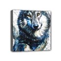 Gray Wolf - Forest King Mini Canvas 4  x 4  (Stretched) View1