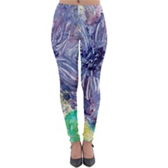 Original Abstract Art Lightweight Velour Leggings by scharamo