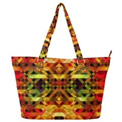 Mosaic Structure Grain Mode Full Print Shoulder Bag by Pakrebo