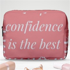 Self Confidence  Make Up Pouch (large) by Abigailbarryart