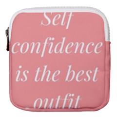 Self Confidence  Mini Square Pouch by Abigailbarryart