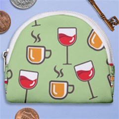 Cups And Mugs Horseshoe Style Canvas Pouch by HermanTelo