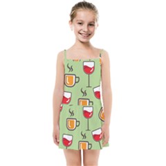 Cups And Mugs Kids  Summer Sun Dress by HermanTelo