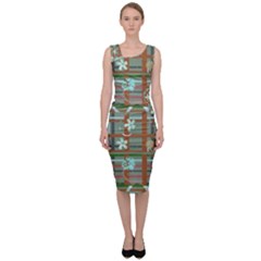 Textile Fabric Sleeveless Pencil Dress by HermanTelo