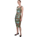 Textile Fabric Sleeveless Pencil Dress View2