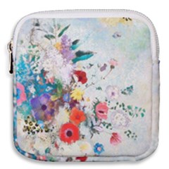 Floral Bouquet Mini Square Pouch by Sobalvarro