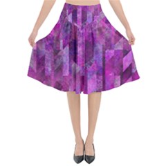 Usdivided Flared Midi Skirt