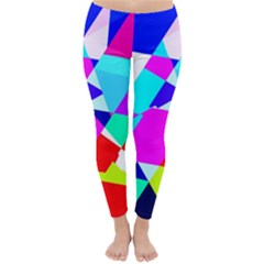 Patchwork Classic Winter Leggings by designsbyamerianna