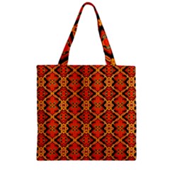 M 1 Zipper Grocery Tote Bag by ArtworkByPatrick