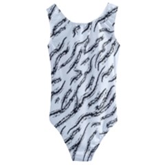 Zebra Kids  Cut-out Back One Piece Swimsuit by scharamo