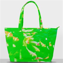 Koi Carp Scape Back Pocket Shoulder Bag  by essentialimage