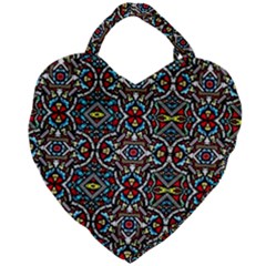 N 1 Giant Heart Shaped Tote by ArtworkByPatrick