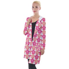 Sakura Flower Pattern Hooded Pocket Cardigan by Simbadda