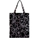 Unfinishedbusiness Black On White Zipper Classic Tote Bag View1