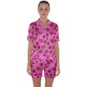 Watermelons Pattern Satin Short Sleeve Pyjamas Set View1