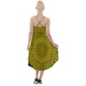 Flowers In Yellow For Love Of The Nature High-Low Halter Chiffon Dress  View2