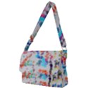 Paint splashes canvas                                      Full Print Messenger Bag View1