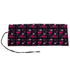 Cherries An Bats Black Roll Up Canvas Pencil Holder (s) by snowwhitegirl