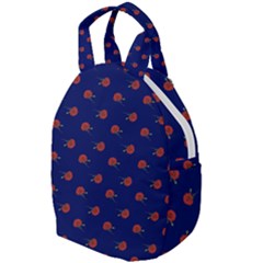 Red Rose Blue Travel Backpacks by snowwhitegirl