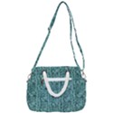 Knitted Wool Blue Rope Handles Shoulder Strap Bag View3