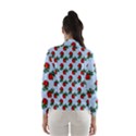 Red Roses Light Blue Women s Windbreaker View2