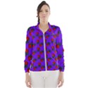 Red Roses Blue Purple Women s Windbreaker View1