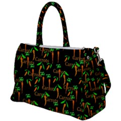 Carrots Pattern Duffel Travel Bag by bloomingvinedesign