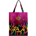 Dancing Colorful Disco Zipper Classic Tote Bag View1