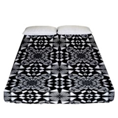 Fabric Geometric Shape Fitted Sheet (california King Size) by HermanTelo