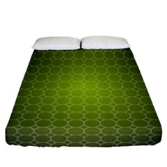 Hexagon Background Plaid Fitted Sheet (california King Size) by Mariart