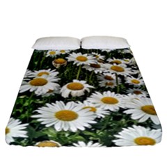 Columbus Commons Shasta Daisies Fitted Sheet (california King Size) by Riverwoman