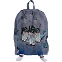 Sport, surfboard with flowers and fish Travelers  Backpack View3