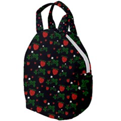 Strawberries Pattern Travel Backpacks by bloomingvinedesign