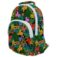 Flowers 4 Rounded Multi Pocket Backpack by ArtworkByPatrick