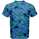 Fall Leaves Blue Men s Cotton Tee View1