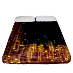 Architecture Buildings City Fitted Sheet (california King Size) by Simbadda