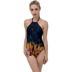 Architecture Buildings City Go With The Flow One Piece Swimsuit by Simbadda