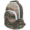 Glacier National Park Scenic View Rounded Multi Pocket Backpack View1