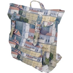 Architecture Old Sky Travel Buckle Up Backpack by Simbadda