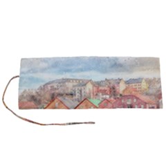 Architecture City Buildings River Roll Up Canvas Pencil Holder (s) by Simbadda