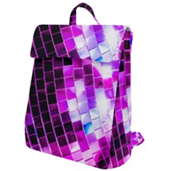 Purple Disco Ball Flap Top Backpack by essentialimage