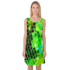 Green Disco Ball Sleeveless Satin Nightdress by essentialimage